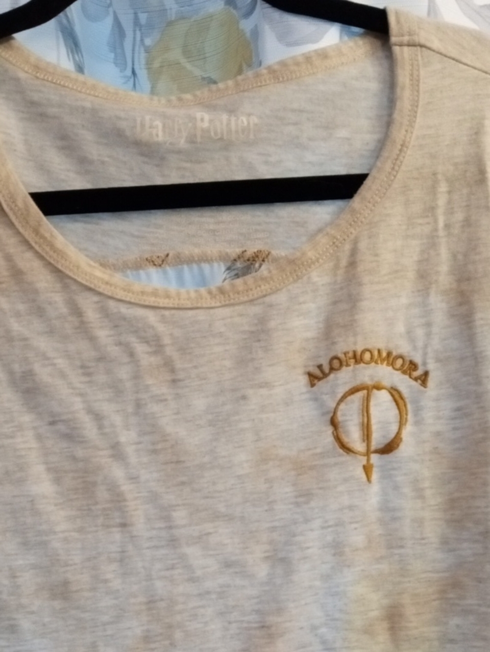 Warner Bros. Harry Potter Alohomora Cream Short Sleeve Tee